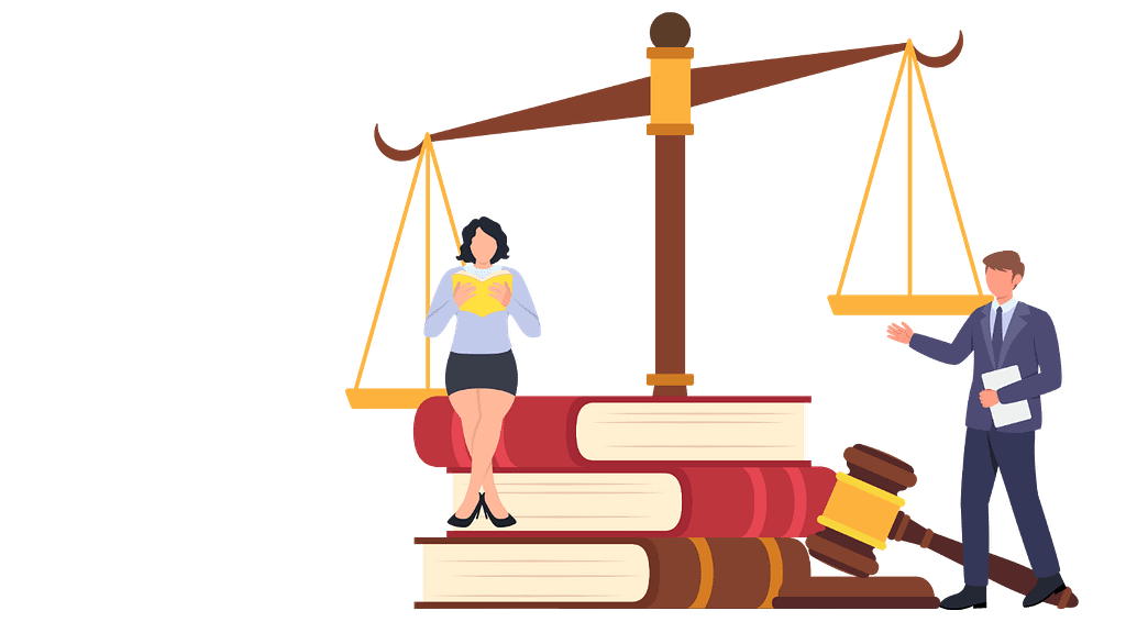 A legal gavel resting on a wooden desk next to a "Parenting Guide" document, symbolizing court-mandated education requirements.