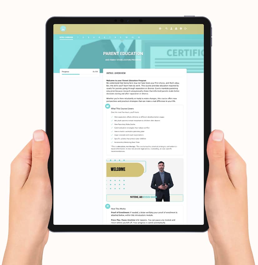 Court-Approved Parenting Course Online Court-Approved Parenting Course Online